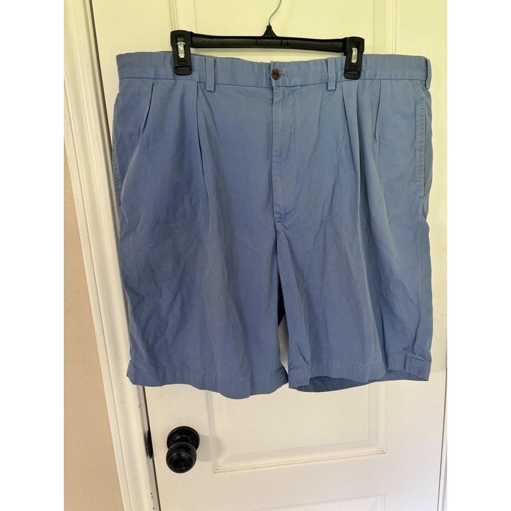 Vintage Polo Ralph Lauren Golf Fairway Shorts Blue Crest Pleated Men Size 40